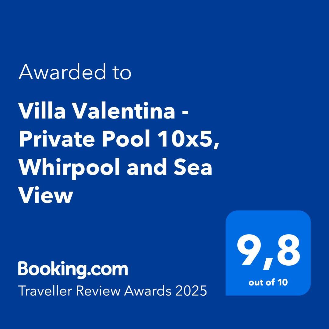 Villa Valentina - Private Pool 10X5, Whirpool And Sea View Bribir  Luaran gambar